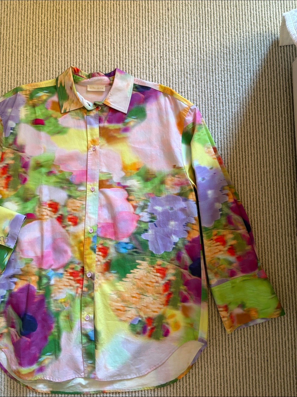 Stone Goya Button Down Top - Picture 4 of 5